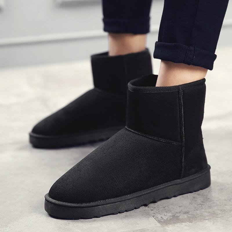 Snow Boots For Women Platform Warm Plush Men'S Winter Shoes Slip-On Ankle Men Botas Para Hombre