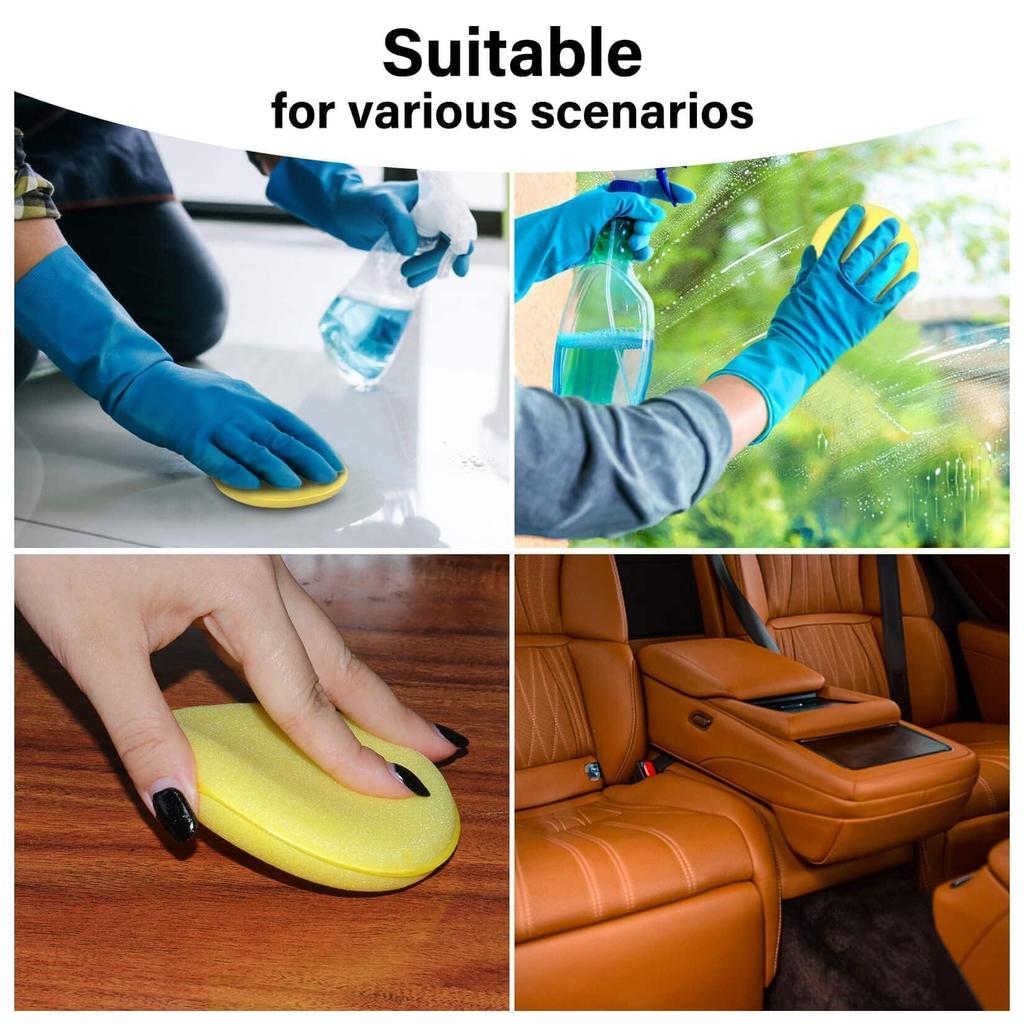 Psler Foam Car Applicator Pads Foam Applicator Pads Detailing Round 4" Polishing Sponge