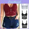 Elegante Bralette da Donna in Pizzo con Top Camicia Sexy Scollo a V e Spalline Sottili