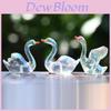 Resin Swan Collectible Figure With Interactive Features For Kids And Gift Lovers