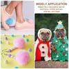 Faux Fur Pom Poms for Hats 6Pcs Fluffy Soft Fur Poms Balls with Elastic Loop for Keychain Knitting Hats DIY Gloves Bag Christmas