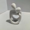 Creative Couple Embracing Sculpture Resin Home Ornaments Party Abstract Sculpture Ornaments  Office