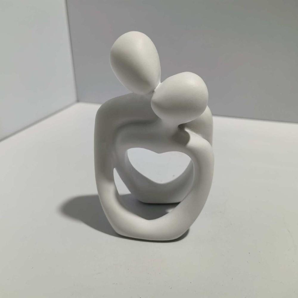 Creative Couple Embracing Sculpture Resin Home Ornaments Party Abstract Sculpture Ornaments  Office