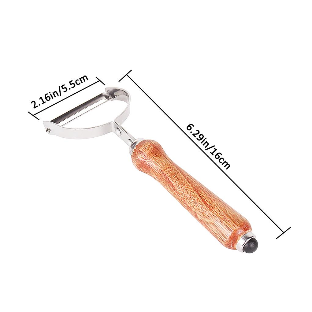Tragbares Edelstahl-Gemüse-Küchen-Kartoffel-Gurken-Karotten-Haut-Entferner-Schälwerkzeug