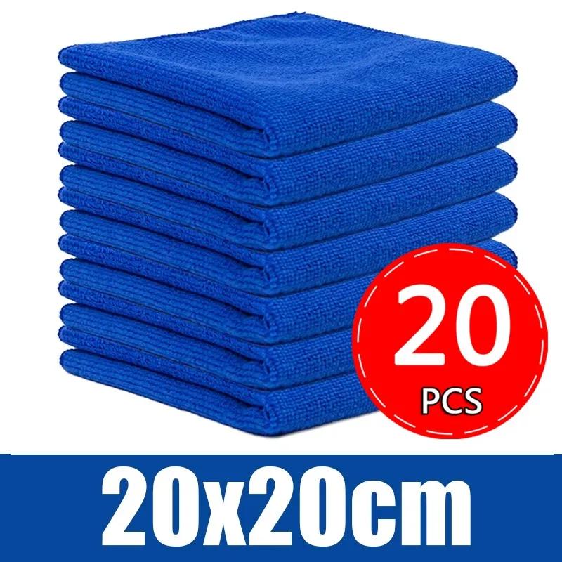 Microfiber Car Thin Towels Universal Household Cleaning Tools Rags Auto Etailing Polishing Drying Cloth Home Clean Cloth