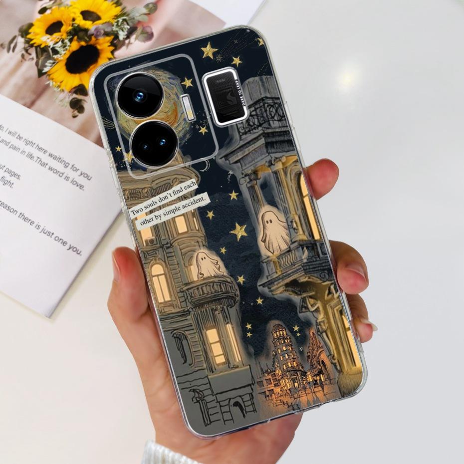 For Realme GT3 RMX3709 Cool Dragon Cartoon Phone Case For Realme GT 3 GT3 240W 5G Soft Silicone TPU Cases