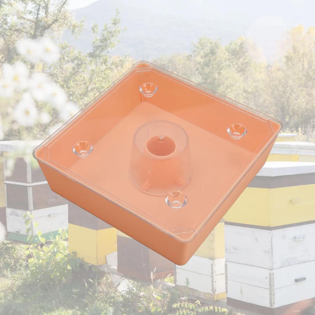 Acrylic Hummingbird Feeders Outdoor Beehive Top Feeder Square Beekeeping Water Feeder