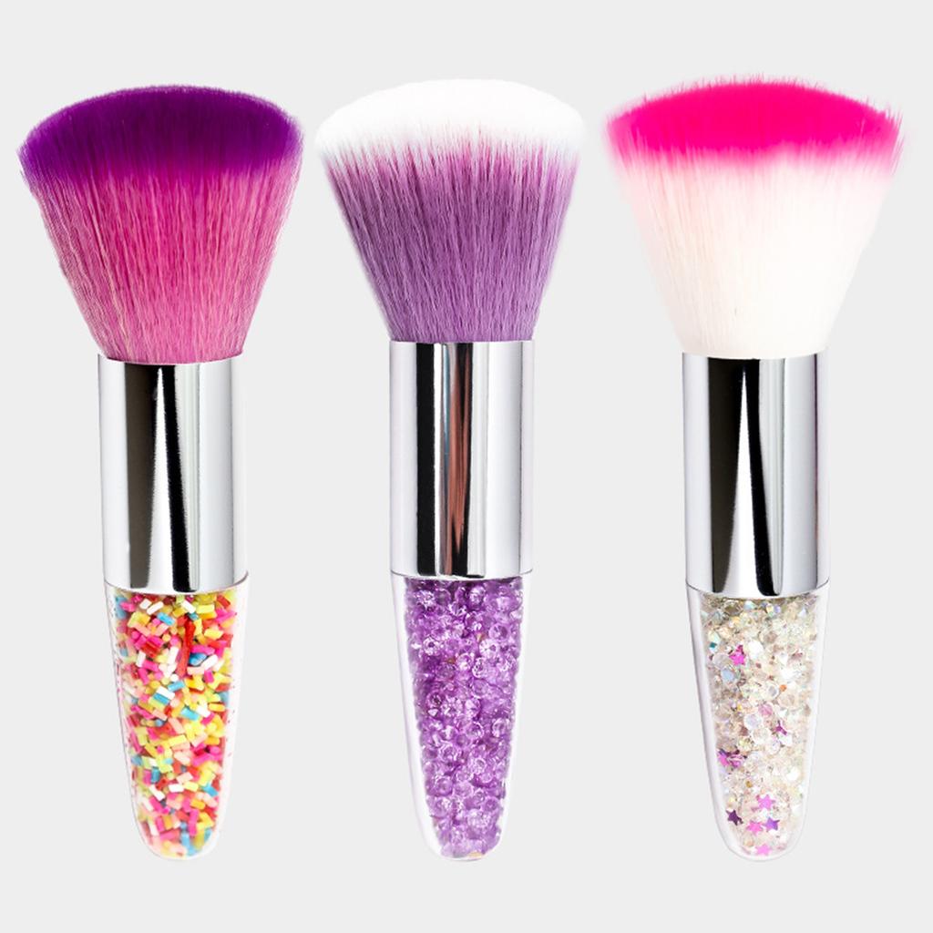 Nagelwerkzeuge Staubbürste Nagelstaub-Reinigungsbürste Soft Comfort Weiche Borsten Rouge Loses Puder