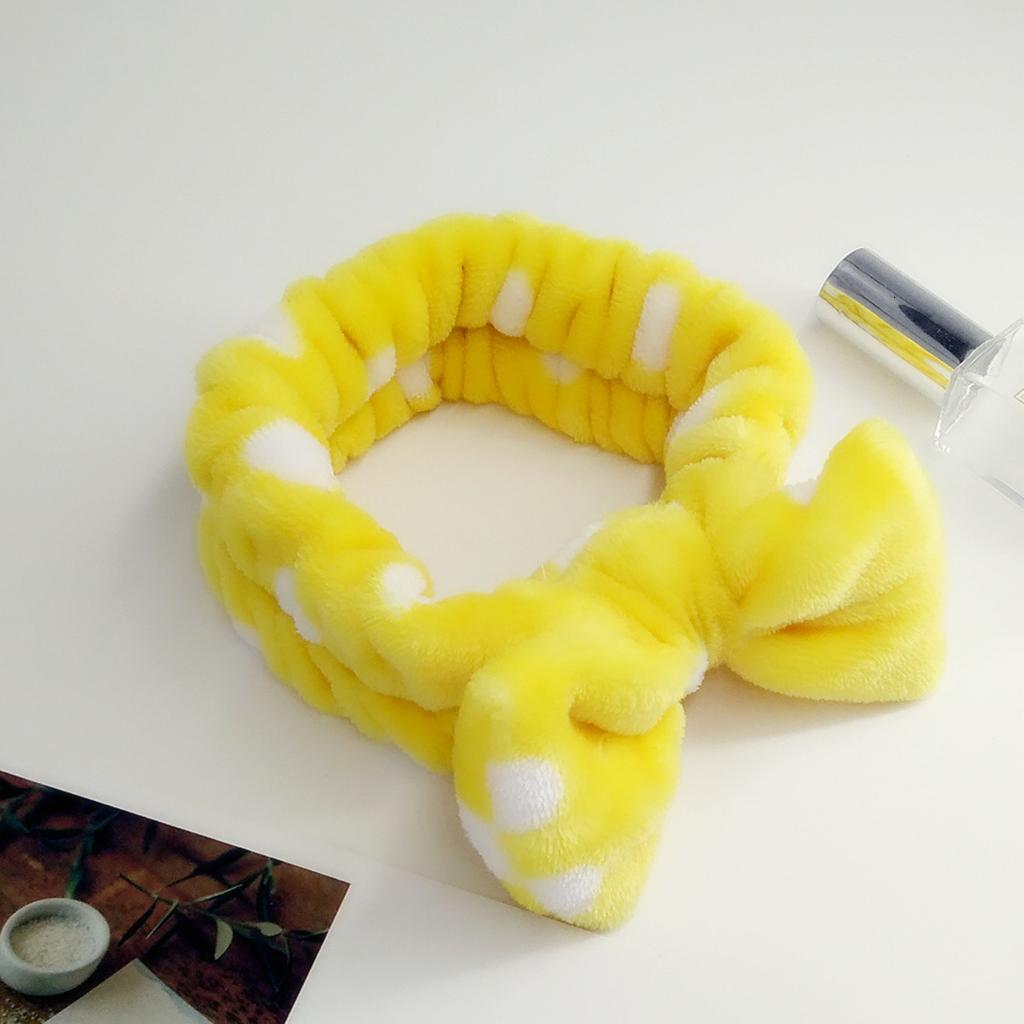 Cute Coral Fleece Soft Bow Headbands For Women Girls Fashion Bath Hair Holder Hairbands Hair Bands Headwear Hair Accessories