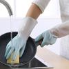 3 Pairs of Cleaning Gloves, Household Cleaning Dishwashing Gloves, Kitchen Dishwashing Gloves, Rubber Thin, Durable, Waterproof, Plastic Thick