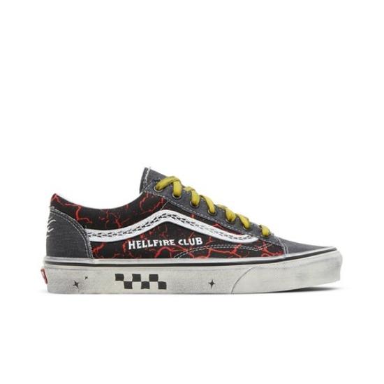 

Vans Stranger Things x Style 36 Hellfire Club VN0A3DZ3Y09 Чоловіче взуття EU 34.5 червоний/чорний