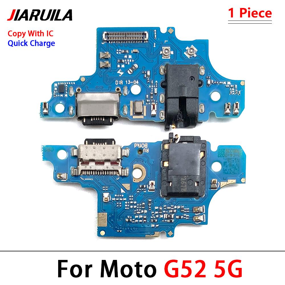 30Pcs,For Motorola Moto E13 G13 G23 G32 G52 G53 G75 5G G72 USB Charging Port Microphone Dock Connector Board Flex Cable Repair