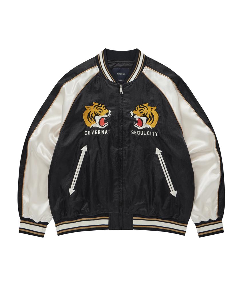 Covernat Souvenir Graphic Sukajan Dark Navy