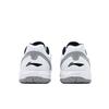 Li-Ning Li Ning Light Feather Slip Resistant Abrasion Resistant Low top Badminton Shoes Unisex White Black AYTT035-4