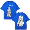 2026 Summer Hot Sale Anime Chainsaw Man Reze Denji Power T-shirt Men Women Vintage Top Hip Hop Streetwear Oversized T-shirt