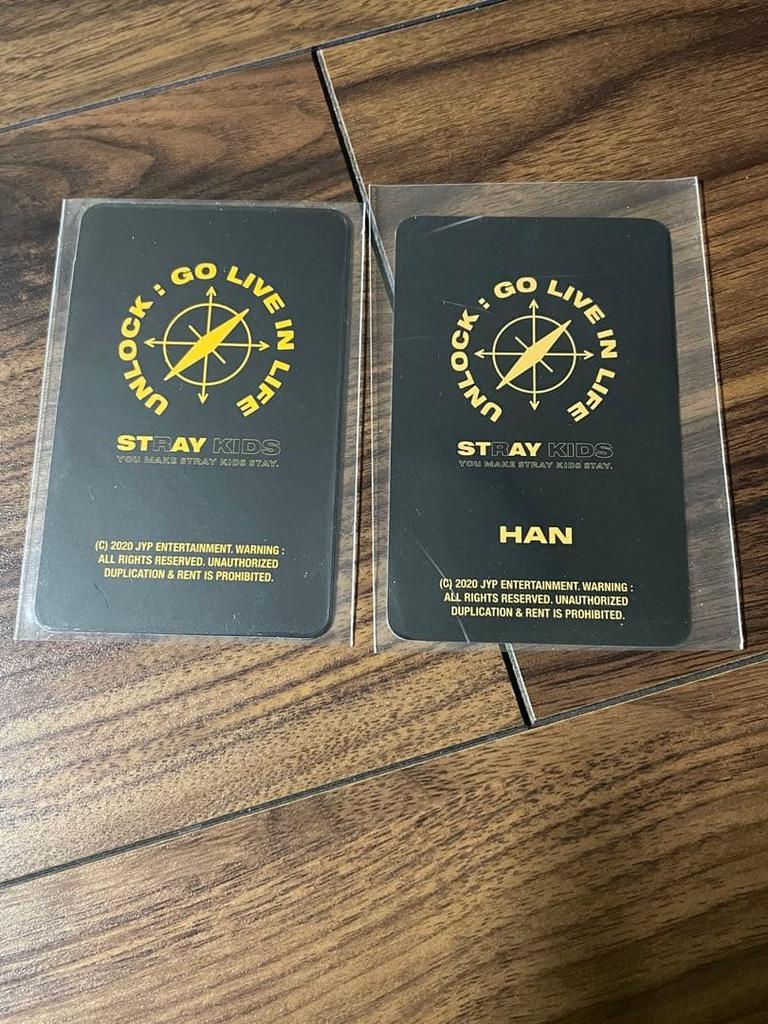 [USED] 232 Official UNLOCK GO LIVE Han Trading Card Stray Kids