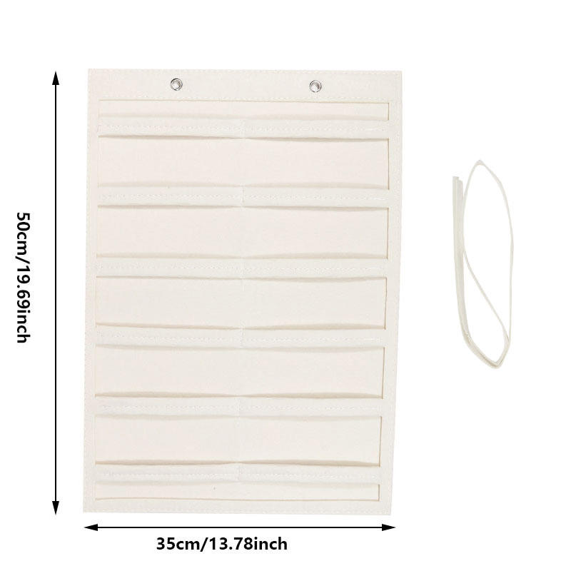 Felt Hanging Storage Organizer Wall Decor Hair Bows Storage Hair Clips Hair Rope Glasses Organizing Storage For Hair Accessories