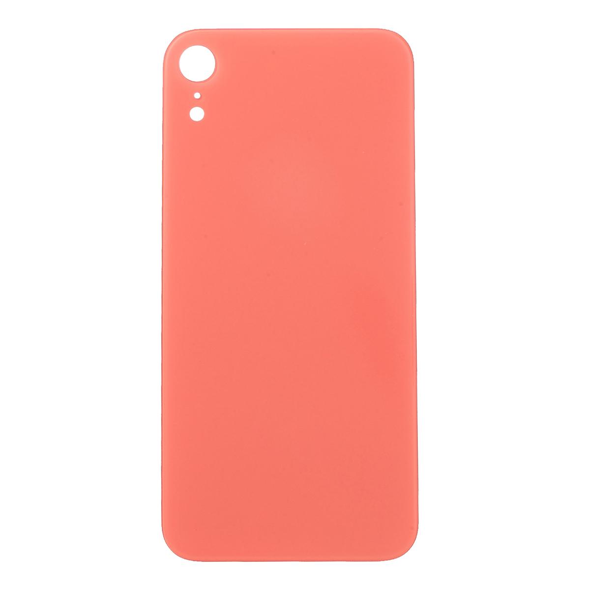 

Quality Back Battery Housing Cover Replacement (without Logo) for iPhone XR 6.1-inch (Big Hole) Coral