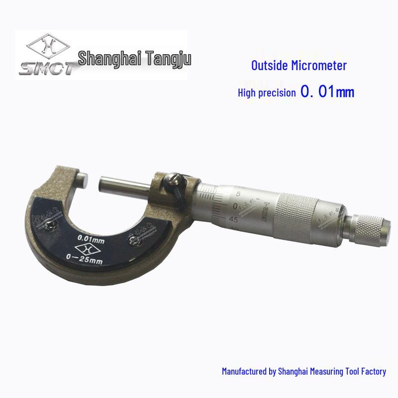 High Precision 0-50mm Spiral Micrometer with 0.01mm Accuracy for Outer Diameter Measurement 0-25 mm (Special Price)