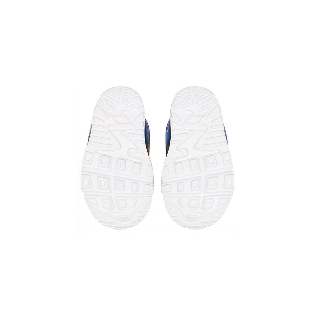Nike Air Max 90 Comfortable Cushioning, Wear Resistant Low top Toddler Shoes White Blue Infant And Toddler 881924-104