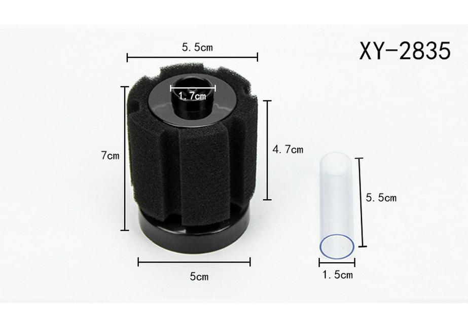 Xinyou Fish Tank Filter - Water Sprite Biochemical Cotton, Oxygenation Air Lift, Models XY-2835, 2836, 168
