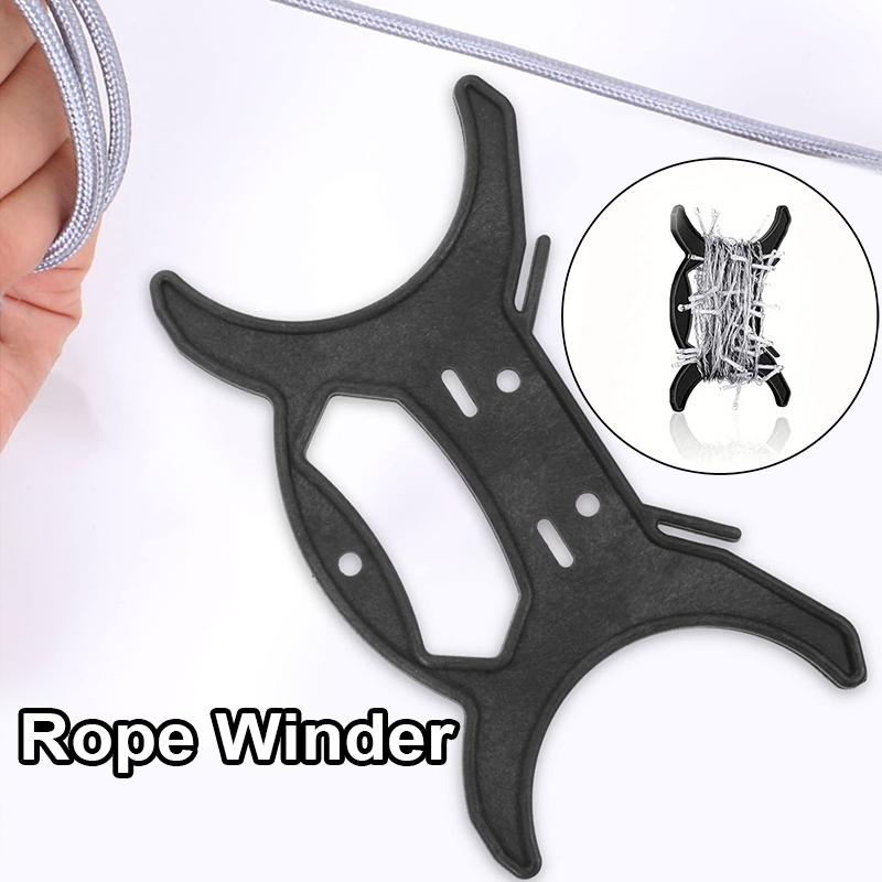 

10PCS Rope Winder All Purposes Light Storage Holder Extension Cord Reel Wire Board Cable Organizer Home Light Storage Holder 1PC чорний