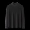Yiliteng Men's Lambswool Blend Thickened Pullover Sweater