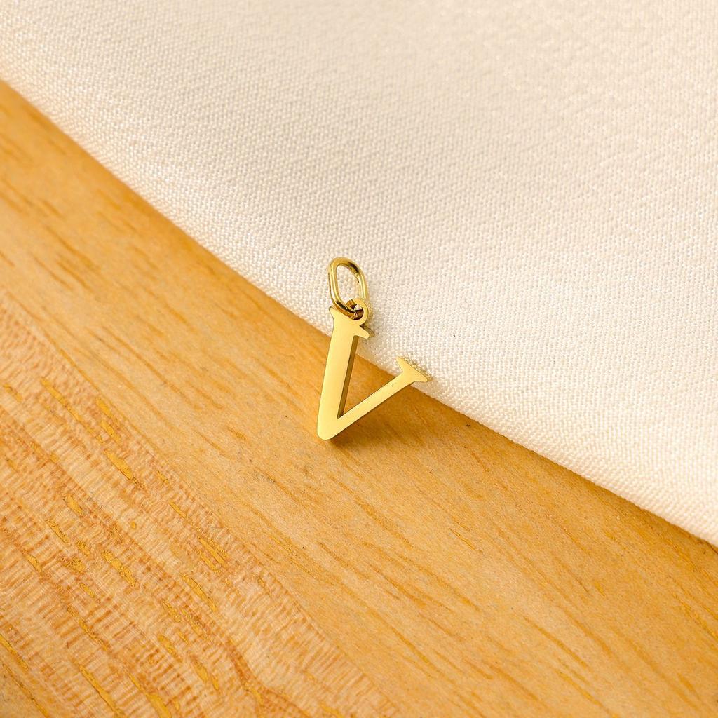 Small Luxury Initial Charm Pendant Set, DIY Letter Necklace Making Supplies, Everyday Wear Accessories for Women
