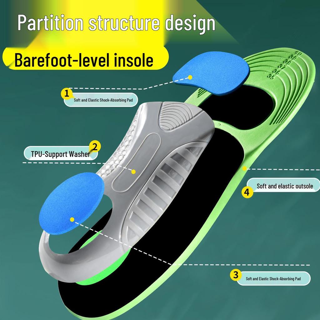Women’s Sports Arch Support Insoles for Comfort and Reduced Fatigue During Extended Standing.