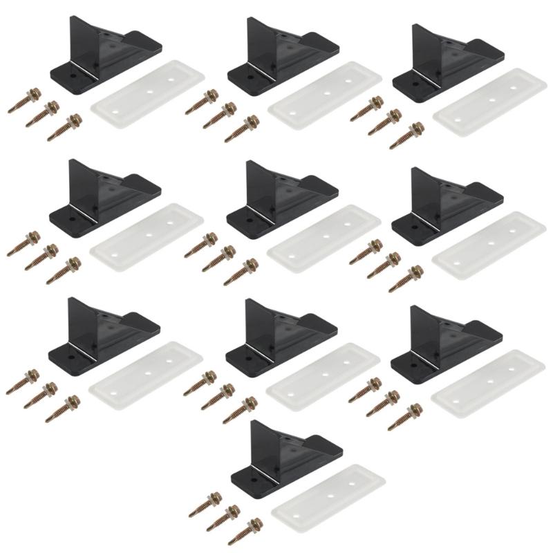 10Pcs/Set Heavy Duty Snow Retention Guard With Sealing Gasket And Installation Screws Suitable For Metal Roofing Safety