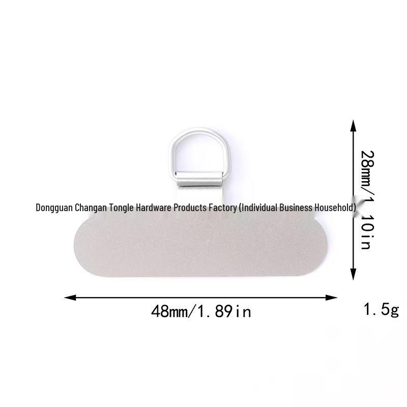 

Ультратонкий чехол для телефона из нержавеющей стали с цепочкой-коннектором для шнурка