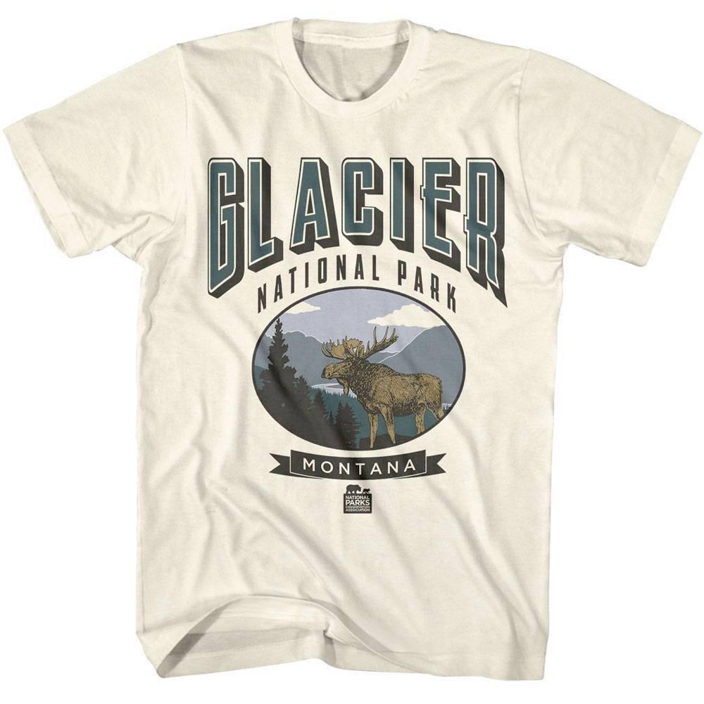 Glacier Park Montana Moose Men T Shirt XL