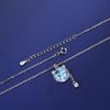 Moonlight Cat Necklace Female Niche Exquisite Temperament Versatile Moonlight Stone High-End Design Pendant Female Quality