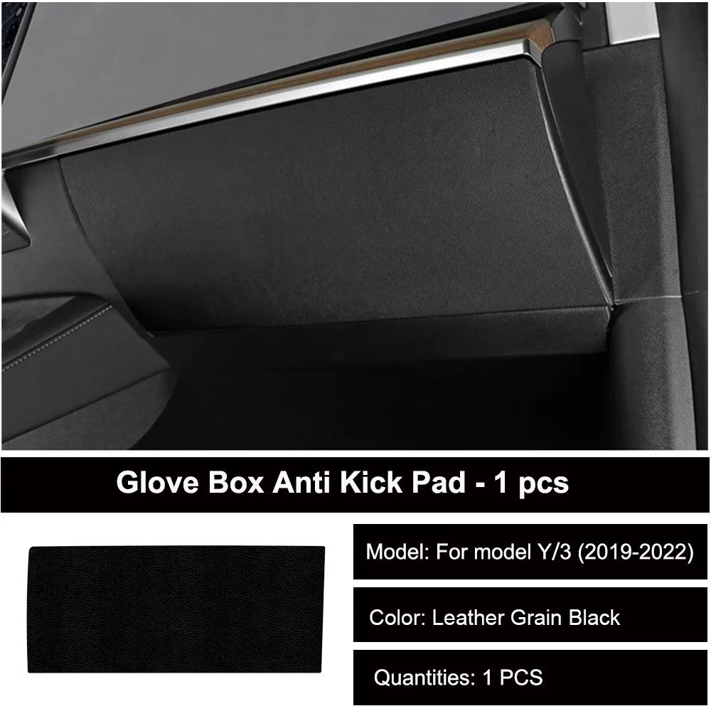 For Tesla Model 3 Y Car Door Anti-Kick Pad Leather Sticker Trim Side Door Sill Protector Cover Car Interior Decoration 2017-2025
