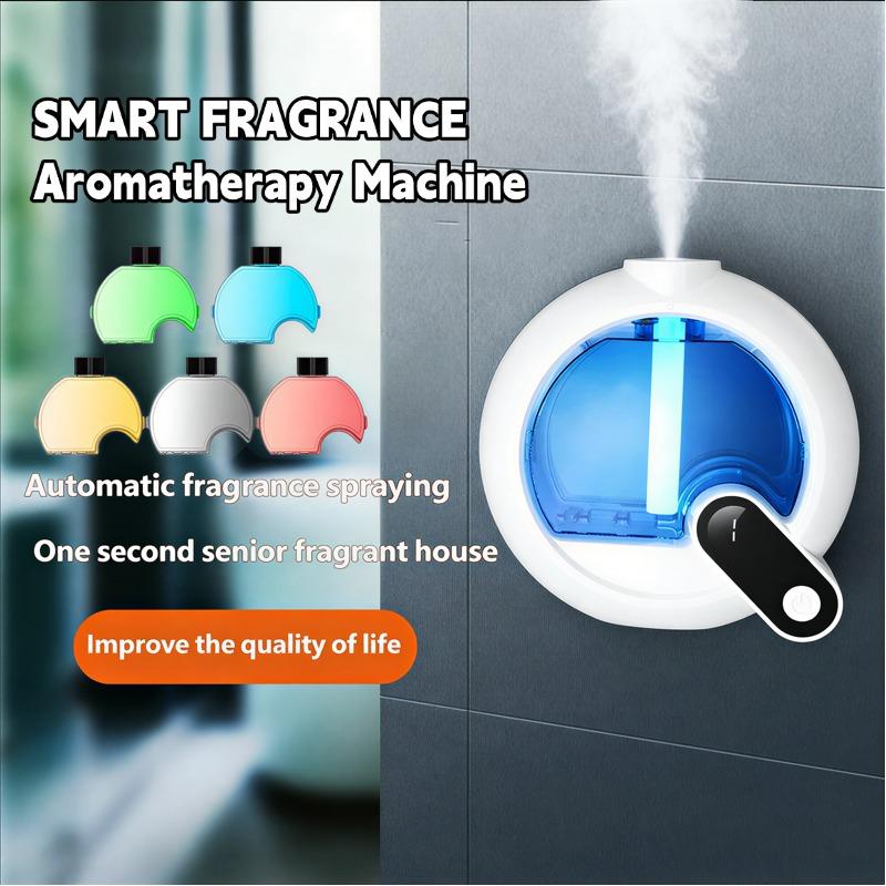 Désodorisant mural 50 ml 6 modes Affichage numérique Parfum automatique Purificateur d'air Machine d'aromathérapie rechargeable pour chambre à coucher Toilettes
