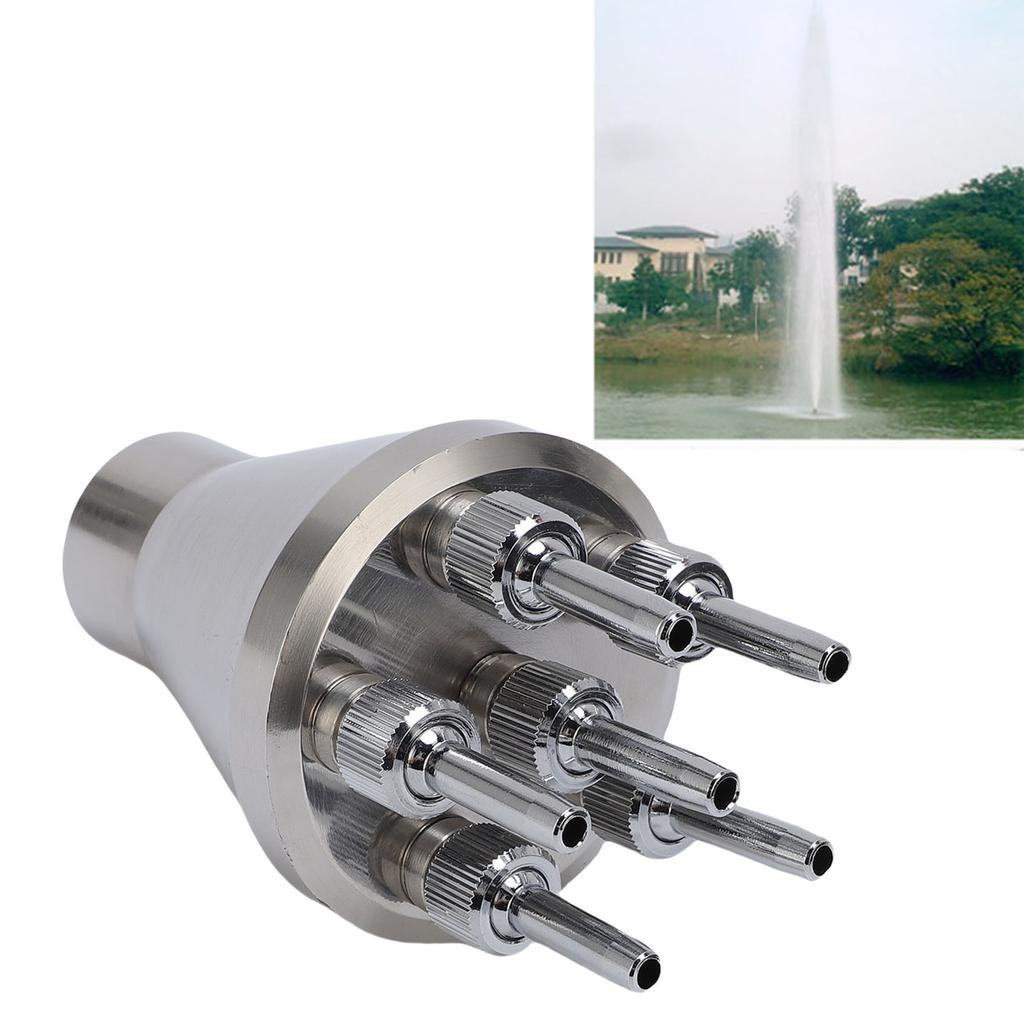 Straight Sprinkler Fountain, Elegant Water Column Effect Various Applications Stainless Steel Column Column Fountaine