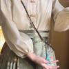 Chinese National Style Cedar Wood Tassel Necklace & Crossbody Chain for Women - Hanfu Qipao Long Sweater Accessory