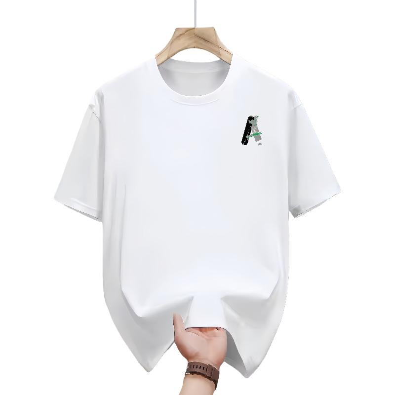 Mens Casual Summer Tshirt Suitable for Daily Wear with Short Sleeves and Round Neckline Design
