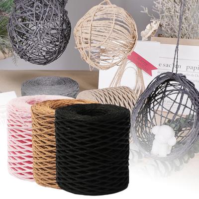1 Roll Straw Braided Thread  Tear-resistant Strong Toughness Flexible Sewing Cotton Cotton Straw Braided Thread Household Supply