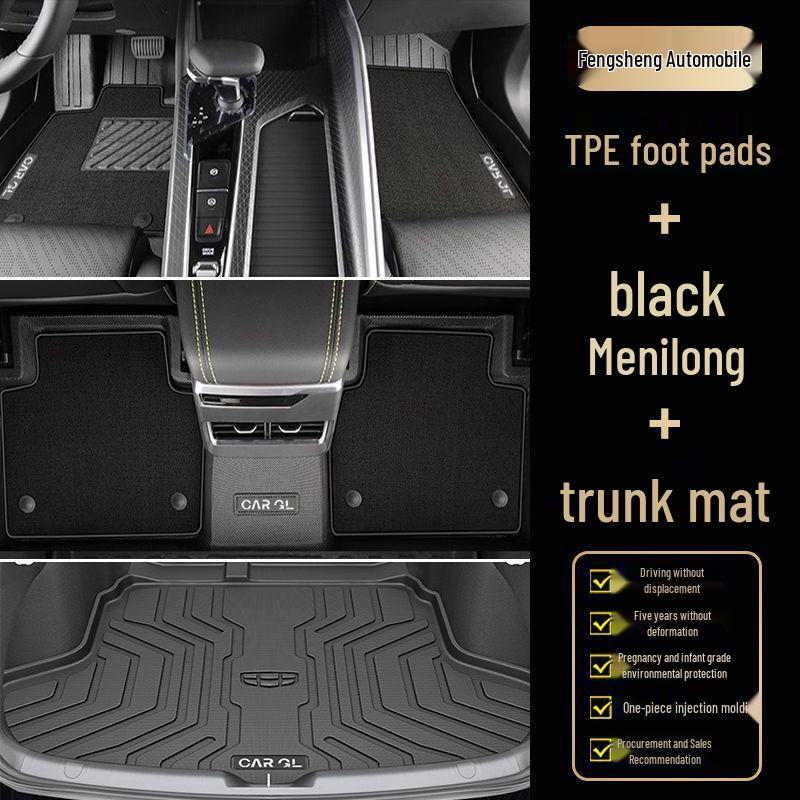 Geely Kunlun Edition Driver's TPE Floor Mats, 2021-2025 Xingrui, Odorless & Eco-Friendly