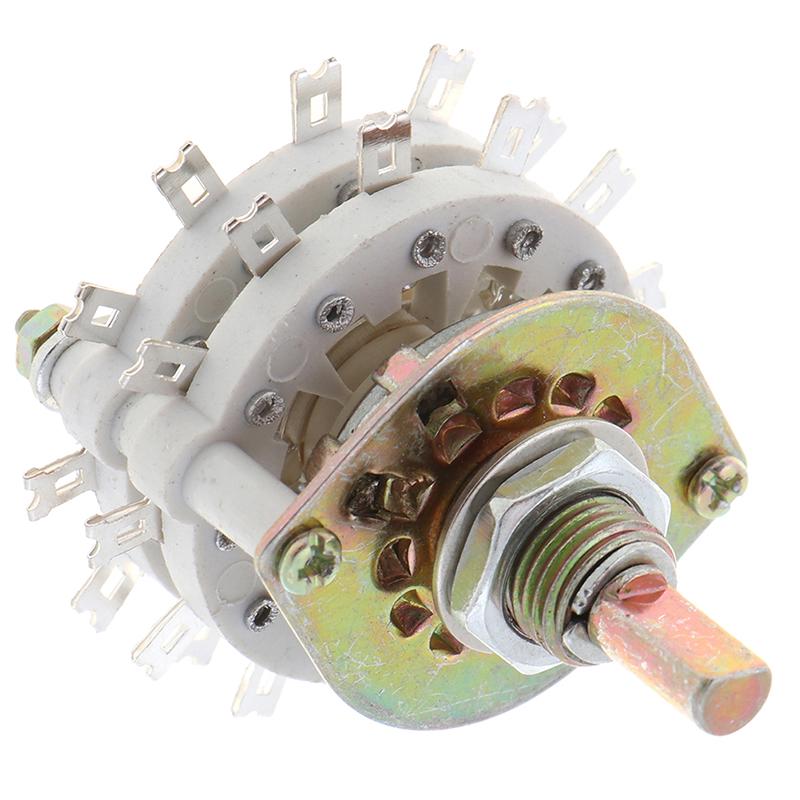 2P11T 2 Pole 11 Position Dual Deck Band Channael Rotary Switch