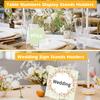 4/8pcs Transparent Acrylic Stand, Desktop Acrylic Book Photo Frame Art Display Stand, Greeting Card Holder, Party Holiday Seat