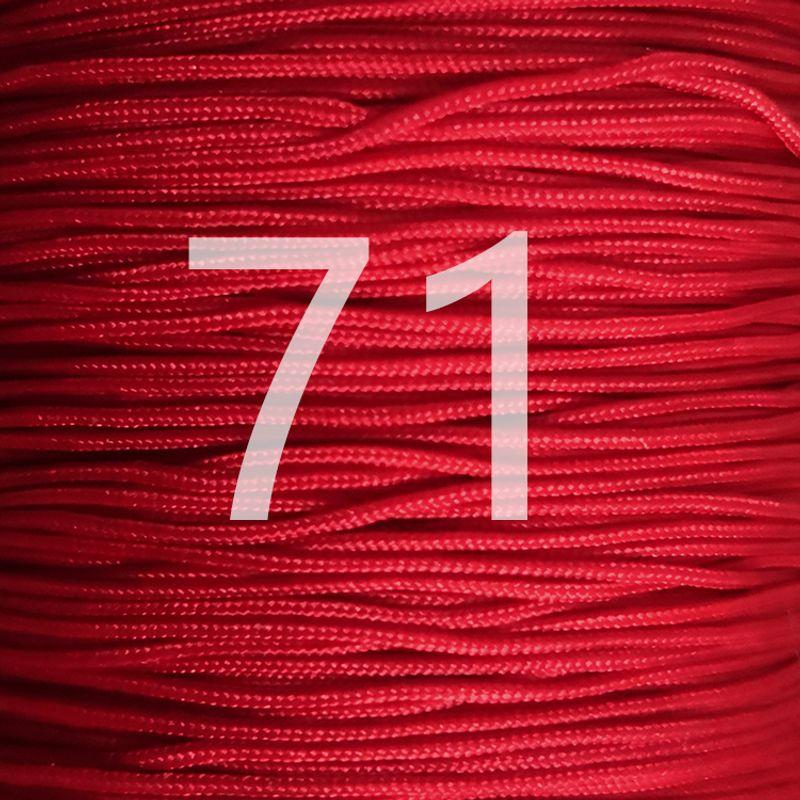 

No. 71 Taiwan Jade Thread Jewelry Hairline Rule Bracelet Wrist Chain DIY Hand-Knitted Rope Winding Coil Individual Cable 10 M Red(10 m in bulk)