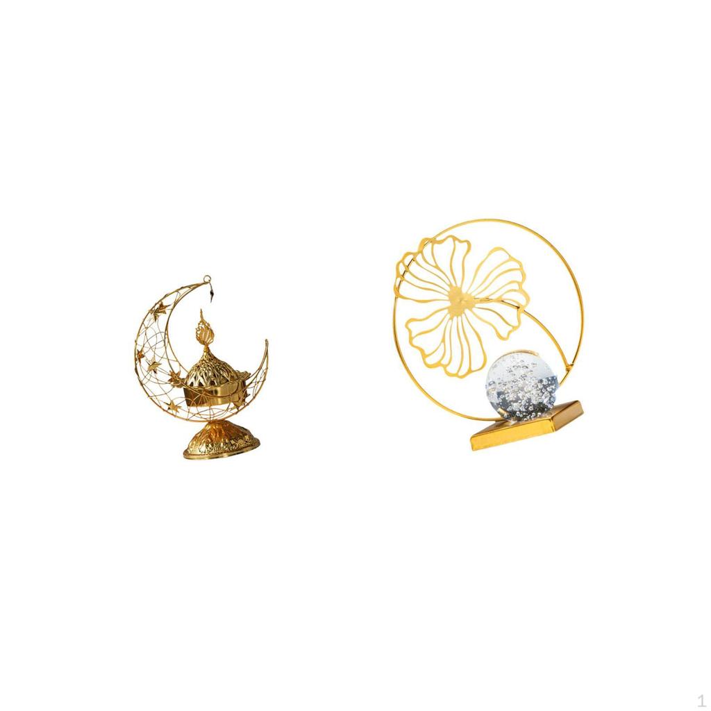 Antique Candle Stand And Iron Figurine Decorative Burner Sculpture for Living Room Fireplace Office