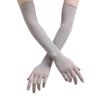 Protection Full Finger Mesh Long Sheer Finger Pantyhose Gloves Seamless Mitten Transparent Gloves