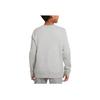 Nike Sudadera de cuello redondo con estampado de logotipo de ropa deportiva para niños Gris oscuro DX5162-063