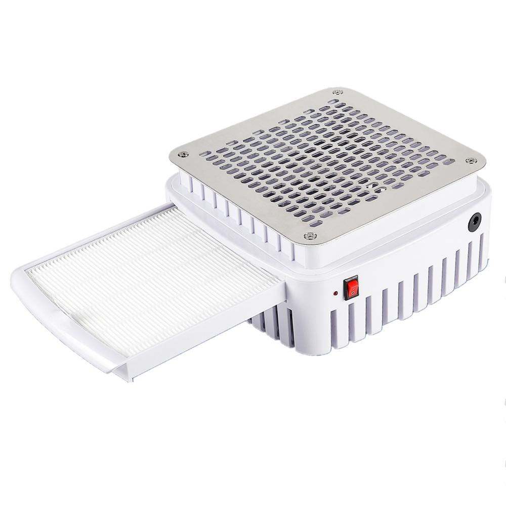 Professional Nail Dust Collector With Filter Built-in Desktop Nail Vacuum Cleaner Gel Nails Manicure Desk Collector For Nails