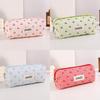 Girl Heart Cartoon Cherry Fabric Makeup Bag With Storage For Teens And Students