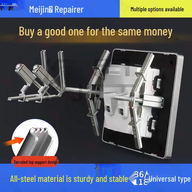 

118 & 86 Type Junction Box: Concealed Wire Box for Switch and Socket Installation Universal 1-Pack Trial