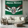 Mexico National Football Team Wall Tapestry Aesthetic Wall Hanging Printed Fabric Blanket Decorative Tapestries for Bedroom Living Room Home Decor
